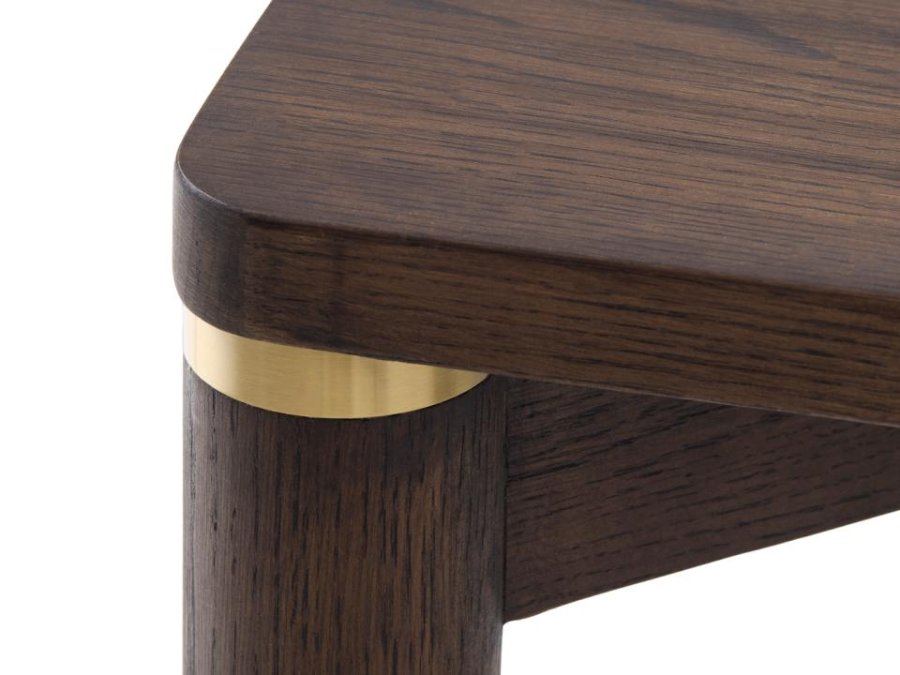 Arun spisebord, m. udtrk, rektangulr - espressoolie (95x180)