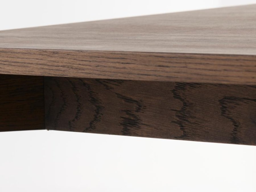 Arun spisebord, m. udtrk, rektangulr - espressoolie (95x180)