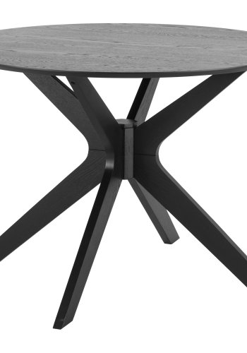 ACT NORDIC Duncan spisebord - sort egetrsfiner og birk (105)
