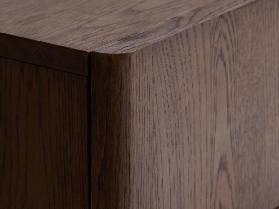 Arun sknk, m. 2 lger og 3 skuffer - espressoolie (B:160)