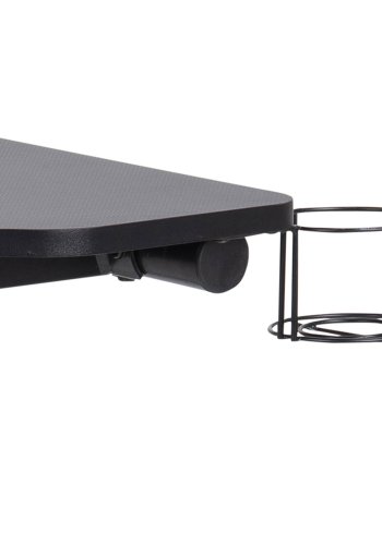 ACT NORDIC Trooper gamerbord, m. kopholder - sort melamin og metal (100x60)