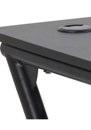 ACT NORDIC Trooper gamerbord, m. kopholder - sort melamin og metal (100x60)