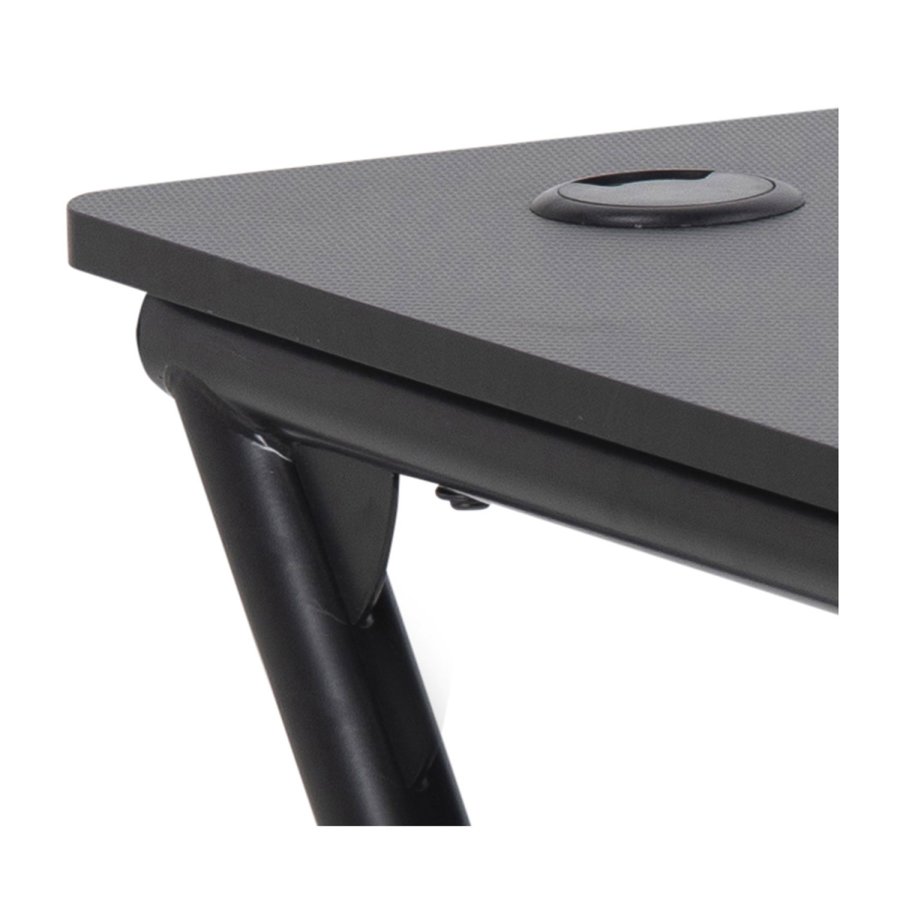 ACT NORDIC Trooper gamerbord, m. kopholder - sort melamin og metal (100x60)