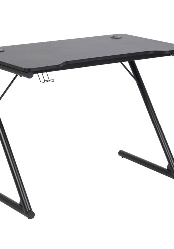 ACT NORDIC Trooper gamerbord, m. kopholder - sort melamin og metal (100x60)