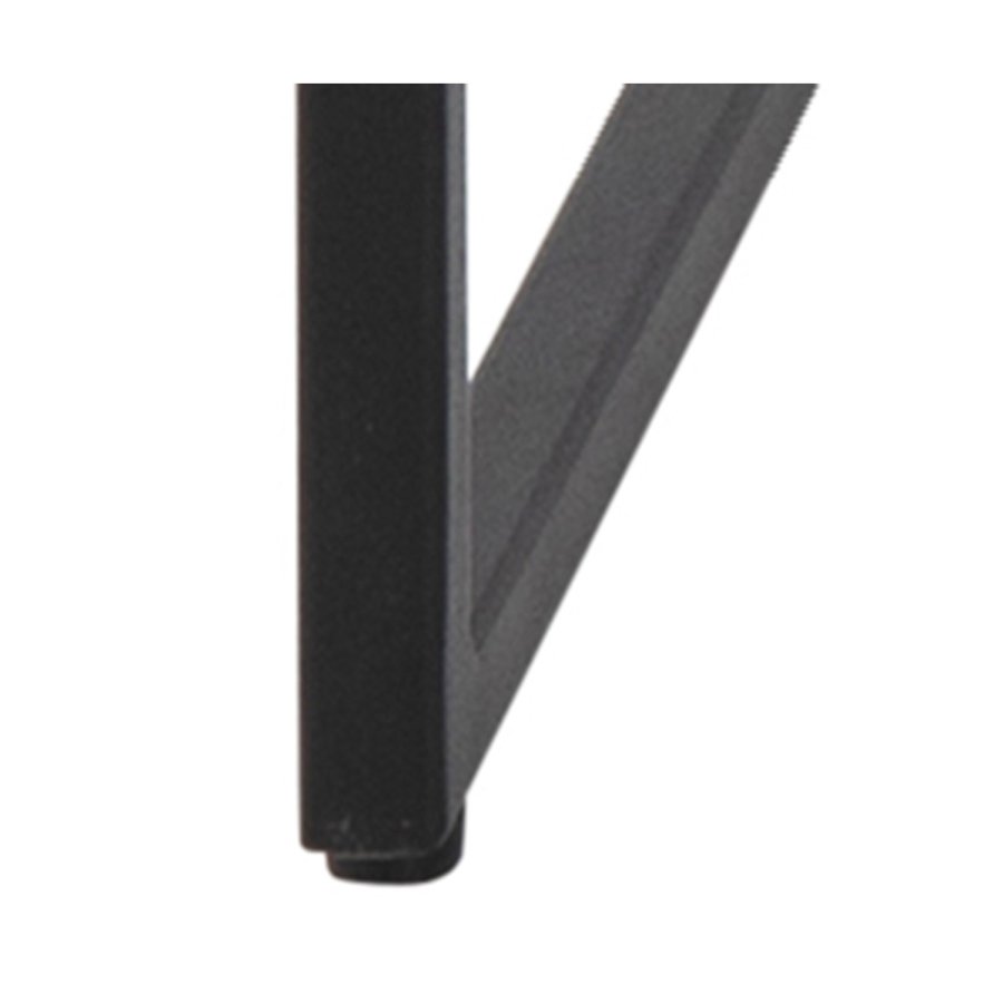 ACT NORDIC Infinity rektangulr sofabord - sort melamin m. marmorprint og sort metal (120x60)