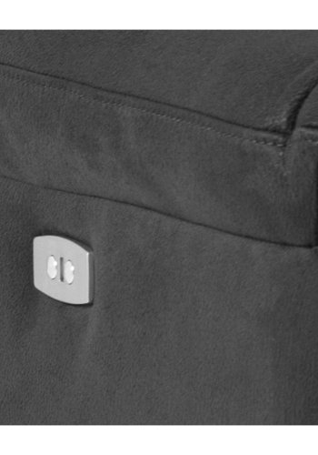 ACT NORDIC Rana 2 pers. sofa, m. 2 elektriske reclinere og USB port C stik - gr polyester og sort metal 