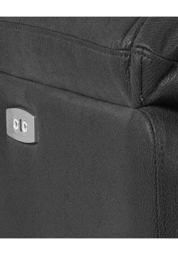 ACT NORDIC Rana 3 pers. sofa, m. 2 elektriske reclinere og USB port C stik - gr polyester og sort metal