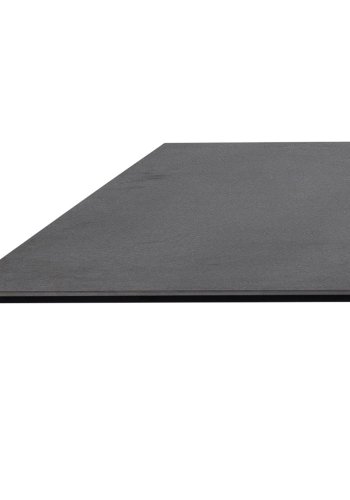 ACT NORDIC Heaven rektangulr spisebord - Fairbanks sort glas/keramik og sort metal (200x100) 
