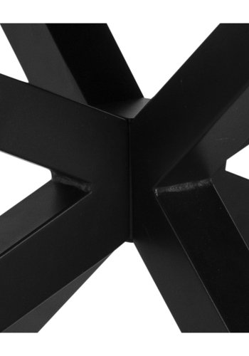 ACT NORDIC Heaven rektangulr sofabord - Fairbanks sort glas/keramik og sort metal (130x70) 