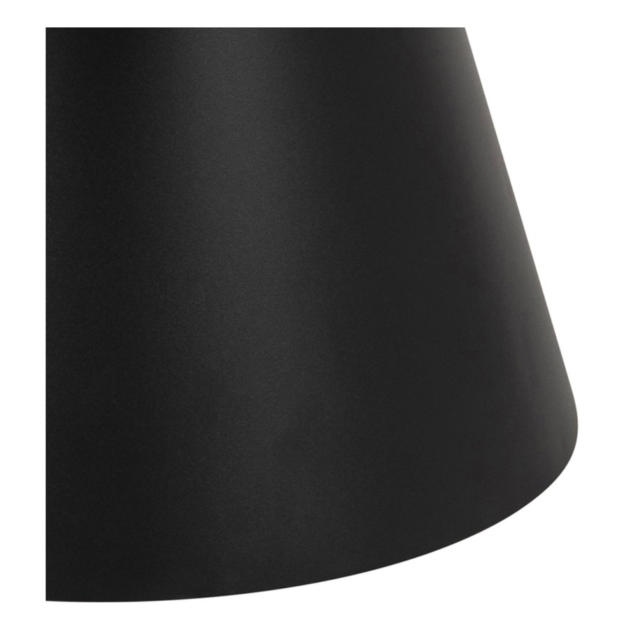 ACT NORDIC Soli rund sofabord - Fairbanks sort glas/keramik og sort metal (65,7) 