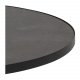 ACT NORDIC Soli rund sofabord -  Fairbanks sort glas/keramik og sort metal (85,7) 