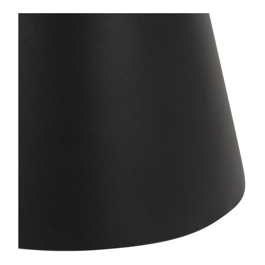 ACT NORDIC Soli rund sofabord -  Fairbanks sort glas/keramik og sort metal (45,7) 