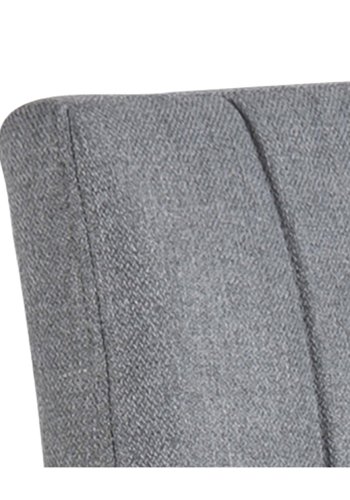 ACT NORDIC Sylvia barstol, m. rygln, fodsttte, gaspatron TÜV og trompetfod - lysegr polyester og krom metal