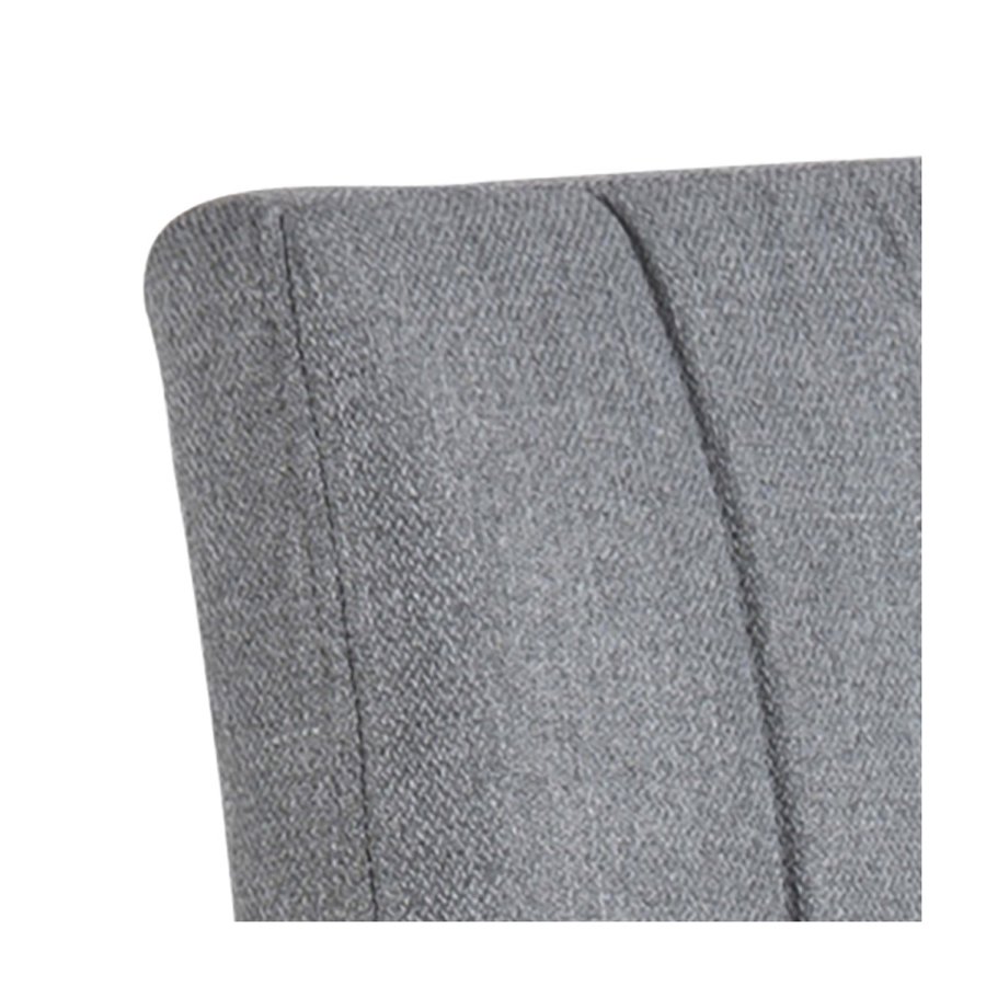 ACT NORDIC Sylvia barstol, m. rygln, fodsttte, gaspatron TÜV og trompetfod - lysegr polyester og krom metal