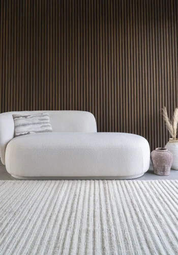 HOUSE NORDIC Mykonos daybed, m. pude - natur polyester