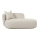 HOUSE NORDIC Mykonos daybed, m. pude - natur polyester