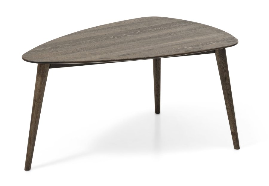 Bali sofabord L, trekantet - rgfarvet egetr (105x70)