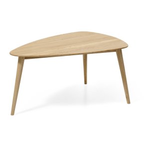 Bali sofabord L, trekantet - natur egetr (105x70)