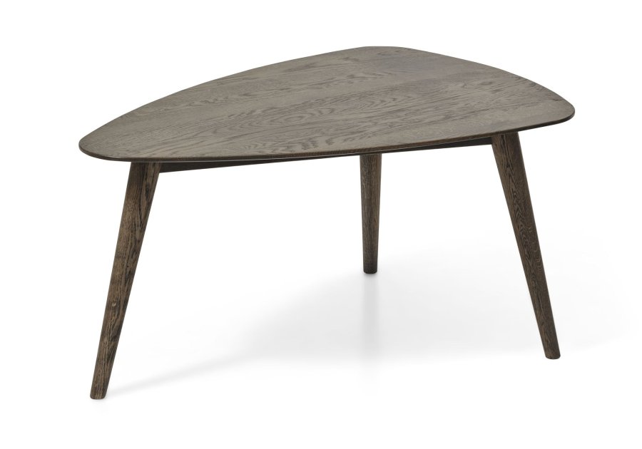 Bali sofabord M, trekantet - rgfarvet egetr (90x60)