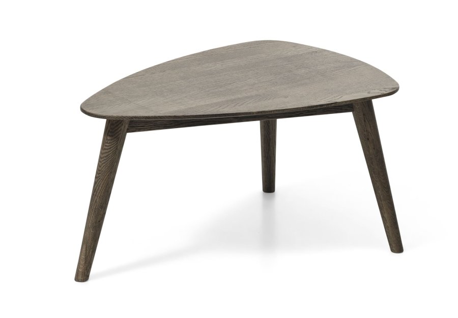 Bali sofabord S, trekantet - rgfarvet egetr (70x50)