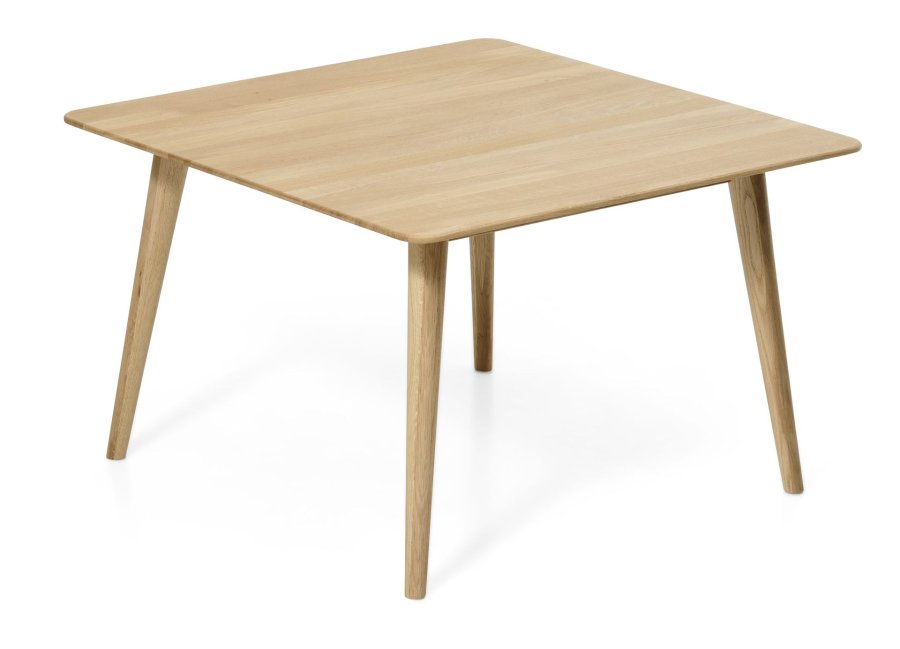 Fiji sofabord M, kvadratisk - natur egetr (80x80)