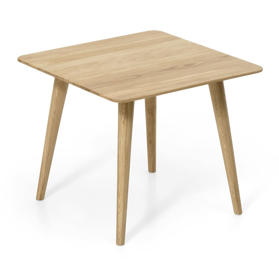 Fiji sofabord S, kvadratisk - natur egetr (60x60)