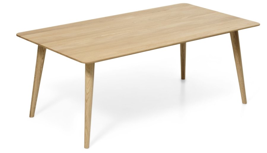 Fiji sofabord XL, rektangulr - natur egetr (130x70)