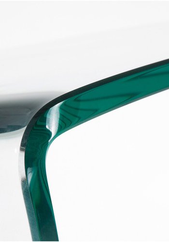 KAVE HOME rektangulr Burano sofabord - klar glas (110x50)