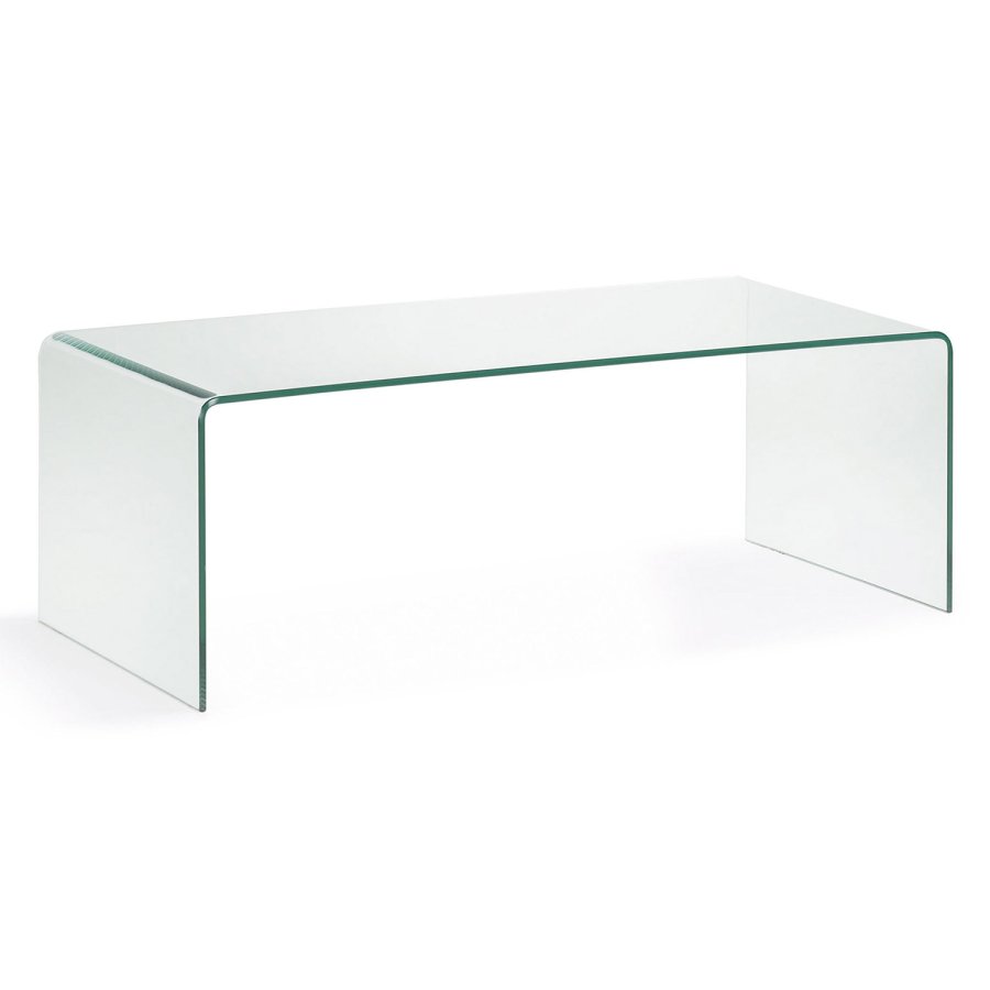 KAVE HOME rektangulr Burano sofabord - klar glas (110x50)