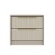 FUNZI LIVING Kale Luxe natbord, m. 2 skuffer - sten melamin (53x45)