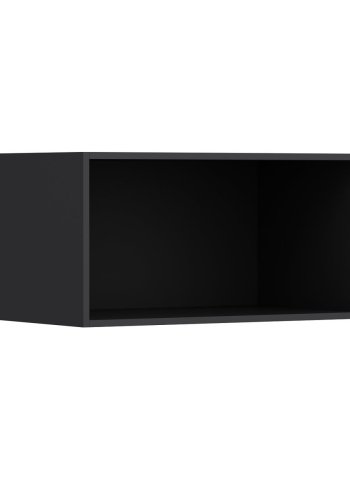 FUNZI LIVING vgskab 90, m. 1 lge - antracitgr melamin