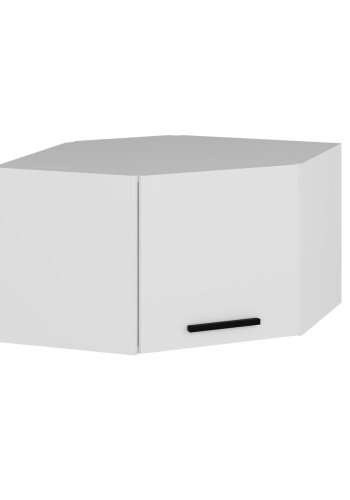 FUNZI LIVING Kales hjrnevgskab, m. 1 lge - hvid melamin