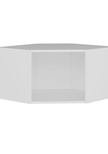 FUNZI LIVING Kales hjrnevgskab, m. 1 lge - hvid melamin