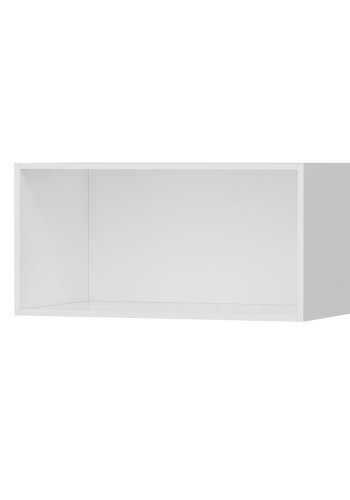 FUNZI LIVING vgskab 90, m. 1 lge - antik hvid og hvid melamin