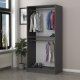 FUNZI LIVING Kalesglas antracit - 210 Garderobe
