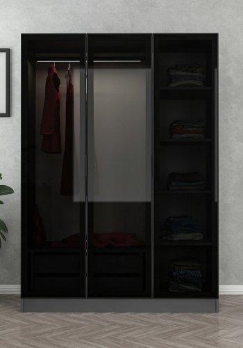FUNZI LIVING antracit sort - 2272 Garderobe