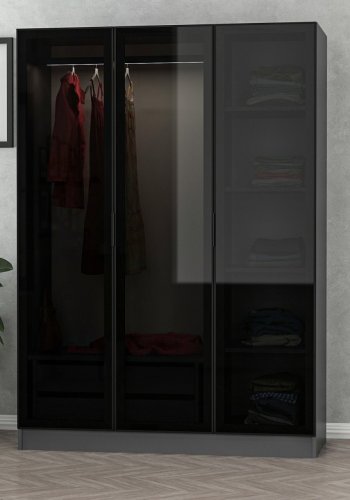 FUNZI LIVING antracit sort - 2272 Garderobe