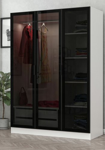 FUNZI LIVING hvid sort - 2273 Garderobe