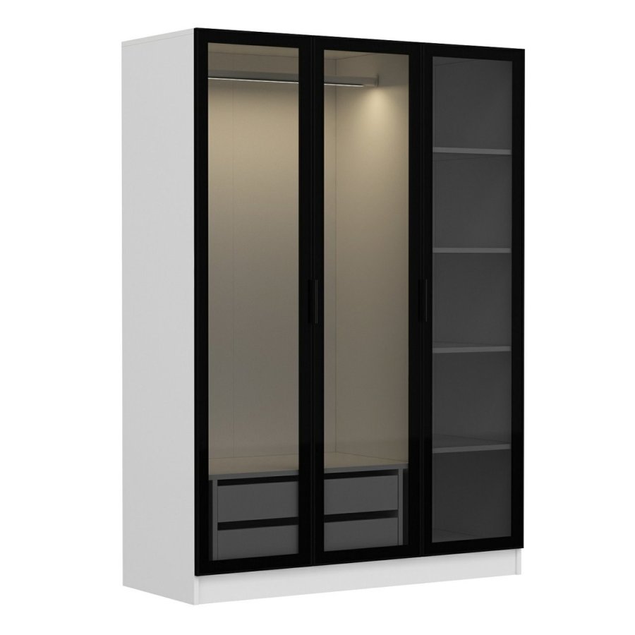 FUNZI LIVING hvid sort - 2273 Garderobe