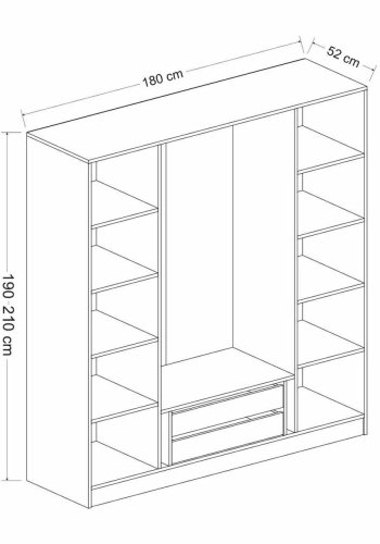 FUNZI LIVING - 5062 Garderobe