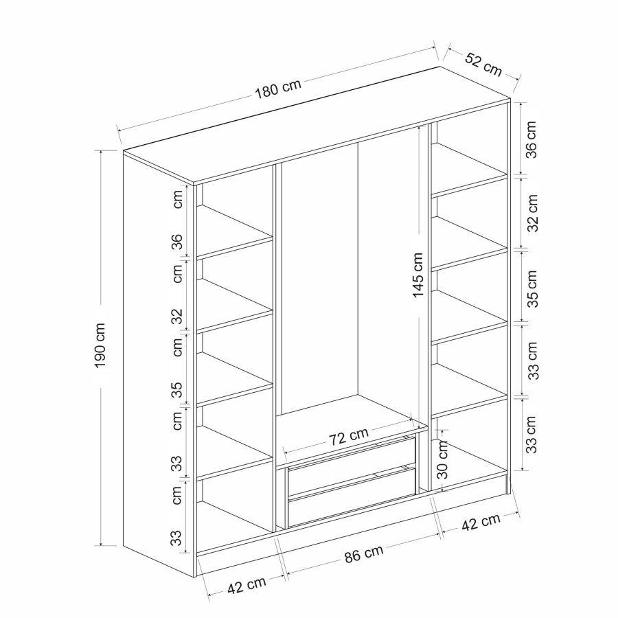 FUNZI LIVING - 6661 Garderobe