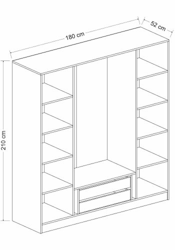 FUNZI LIVING Plus - 7810 Garderobe