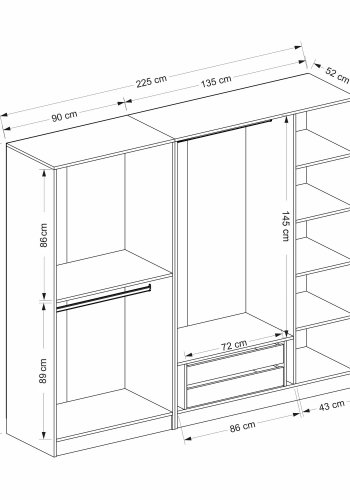 FUNZI LIVING - 6652 Garderobe