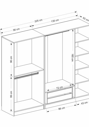 FUNZI LIVING - 6636 Garderobe