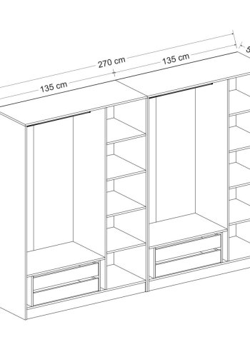 FUNZI LIVING - 2218 Garderobe