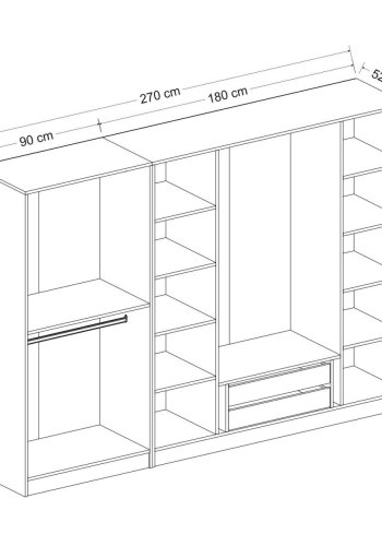 FUNZI LIVING - 4010 Garderobe