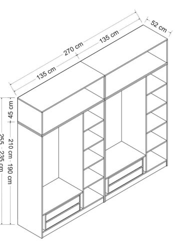 FUNZI LIVING - 4963 Garderobe