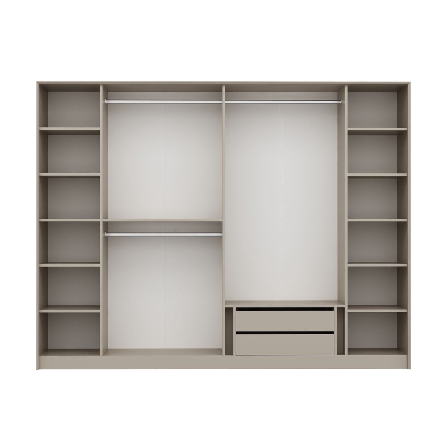 NORDVÄRK Luksus garderobe, hvidGuldRg