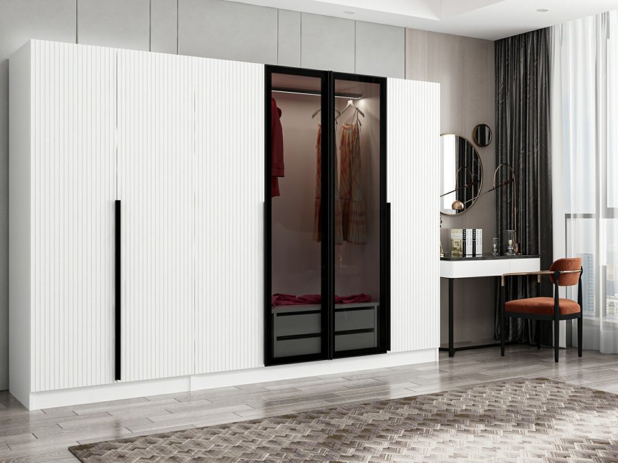 NORDVÄRK Kale garderobe, Fume