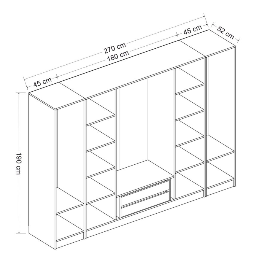 FUNZI LIVING - 3080 Garderobe